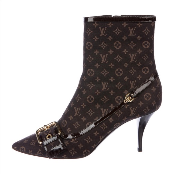 ❤️❤️ LOUIS VUITTON Monogram Pattern Boots❤️❤️ - Picture 3 of 6